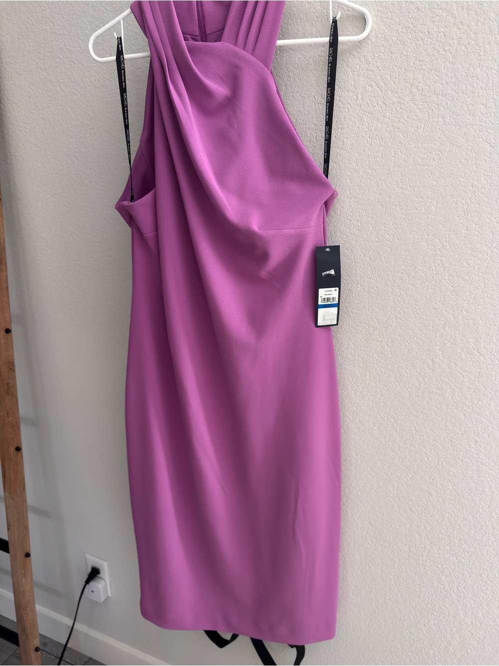RACHEL Rachel Roy Draped Midi Dress in Orchid